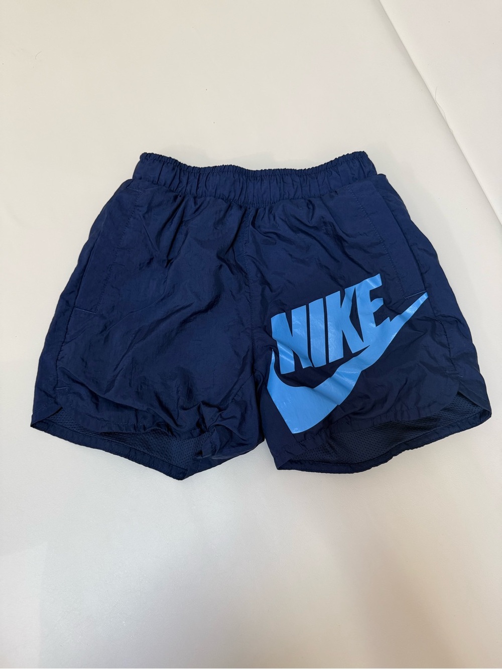 Nike Kids Navy Blue Athletic Shorts XS